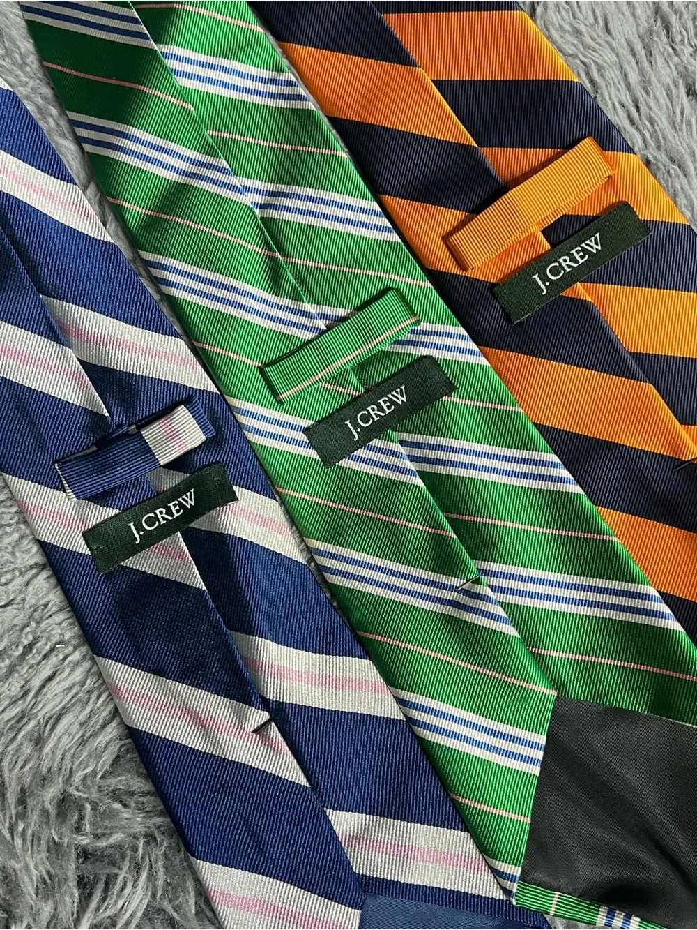 Striped J. Crew Silk Neck Ties